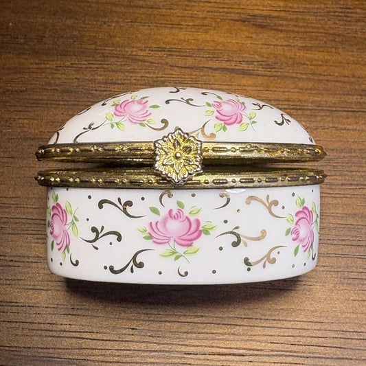 "Poison" Vintage Ceramic Pillbox