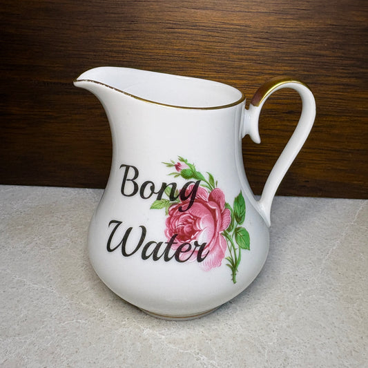 "Bong Water" Vintage Ceramic Milk Jug