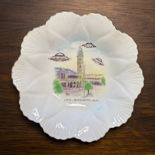 Bundaberg Vintage Souvenir Dish UFO Wall Décor