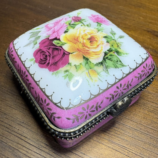 "Sleeping Pills" Vintage Ceramic Pillbox