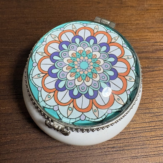 "LSD" Retro Ceramic Pillbox